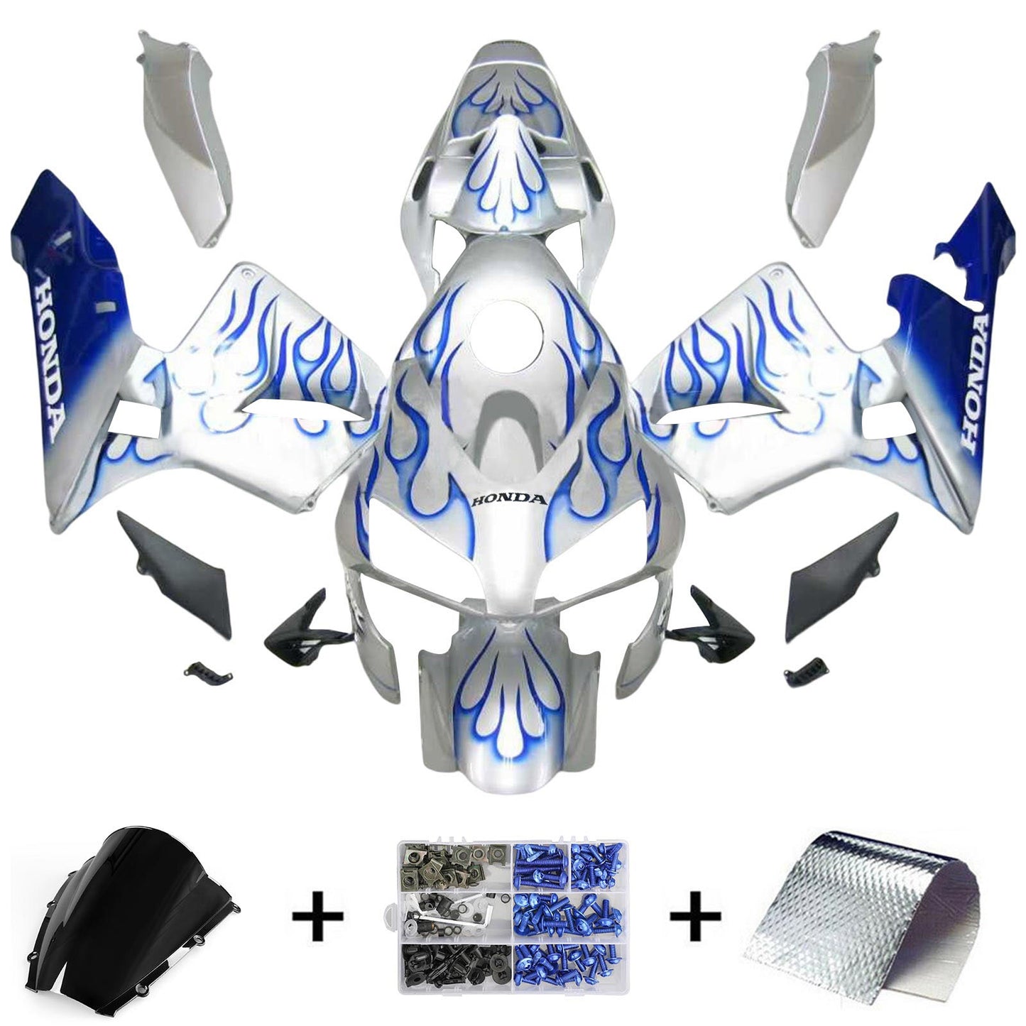 Injection Fairing Kit Bodywork Plastic ABS For Honda CBR600RR 2003-2004 F5