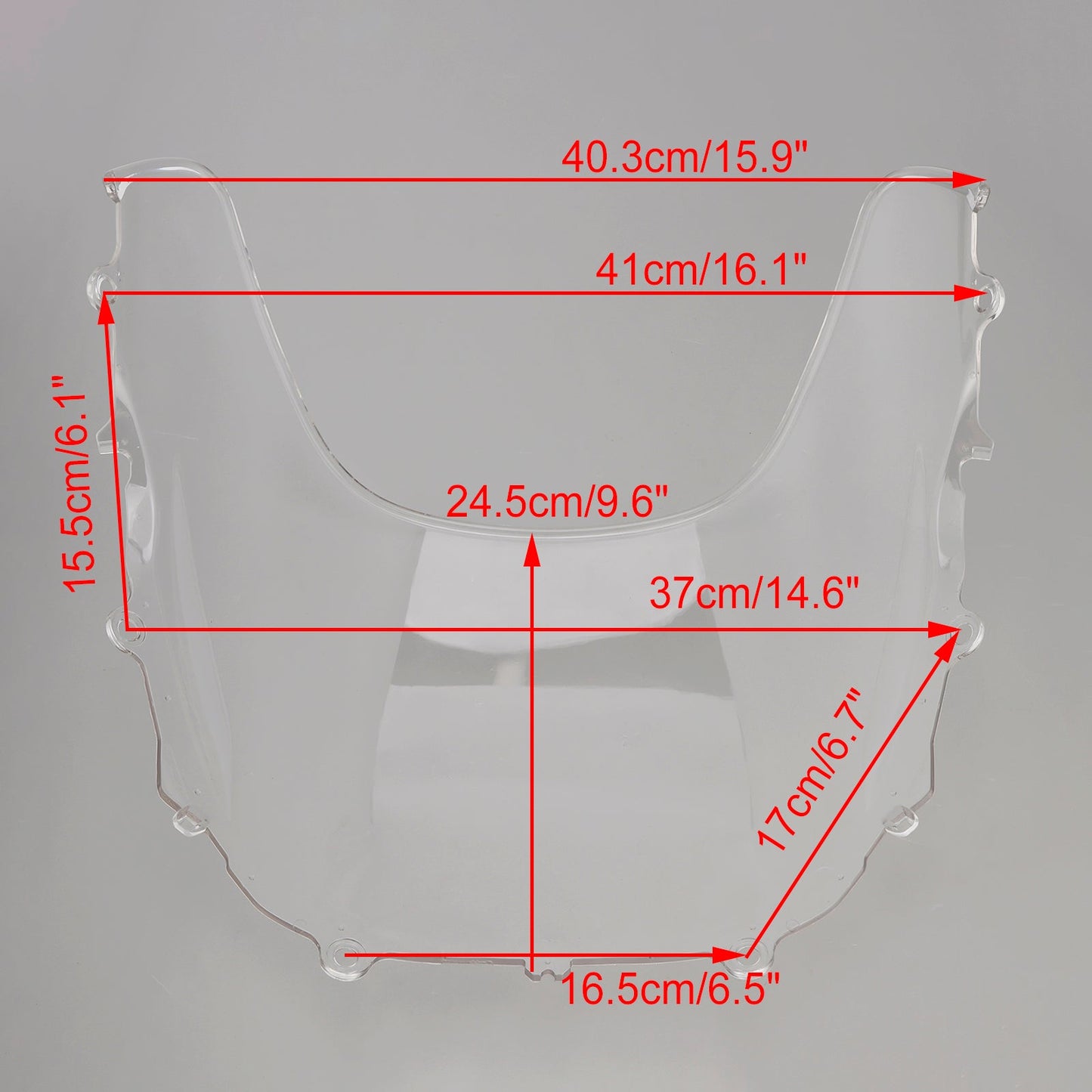 2024-2025 YAMAHA XSR900 GP Windshield WindScreen + Bracket