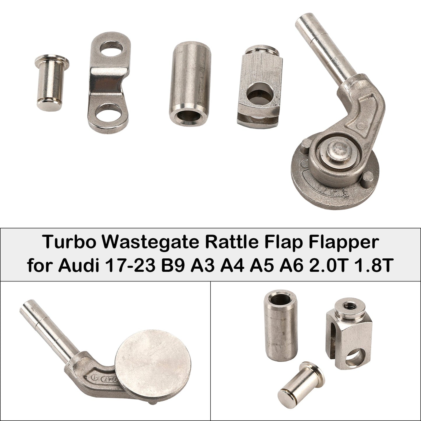 Turbo Wastegate Rattle Flap Flapper for Audi 17-23 B9 A3 A4 A5 A6 2.0T 1.8T