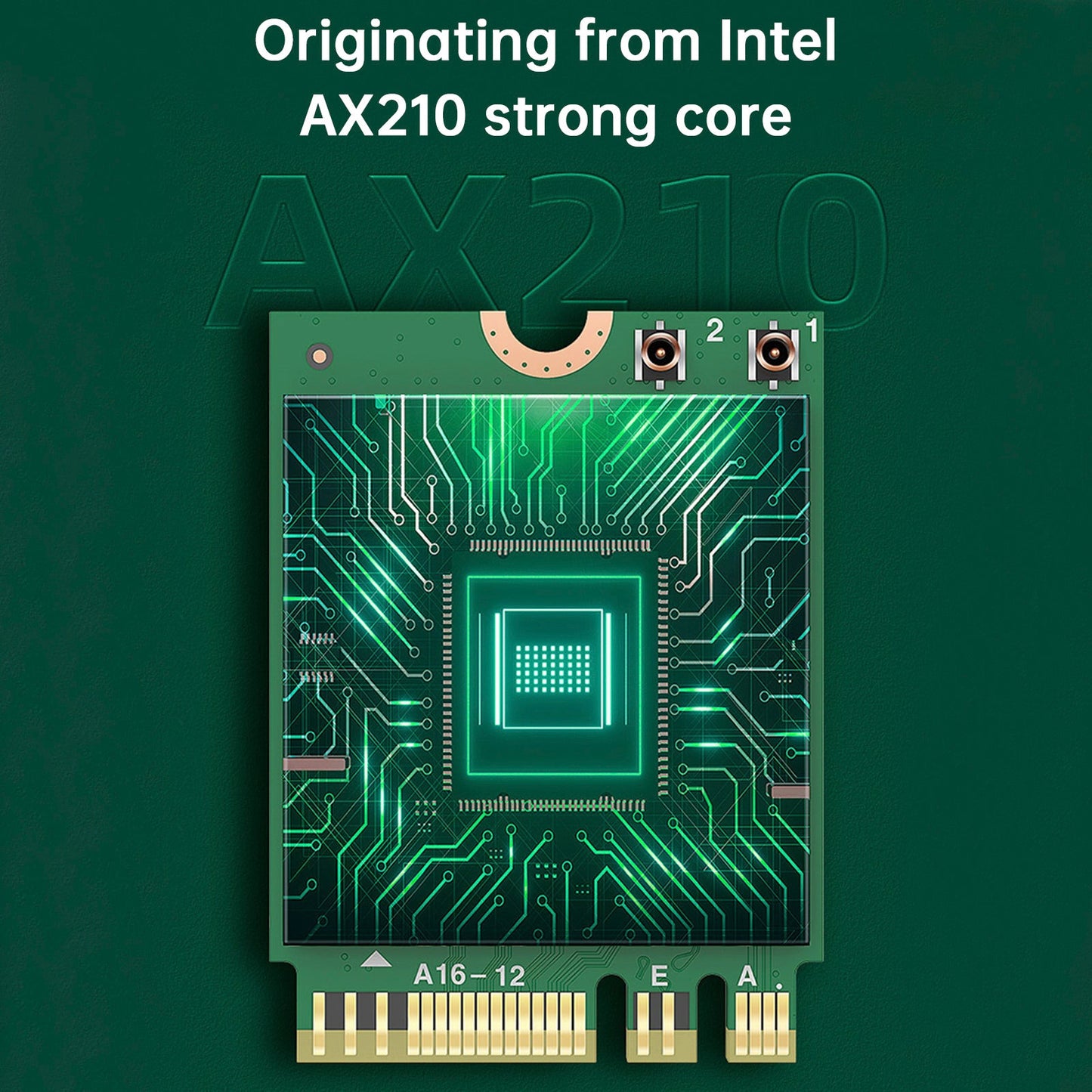 AX210 Module Bluetooth 5374Mbps High-Speed Gigabit Network Card Supports WIFI6