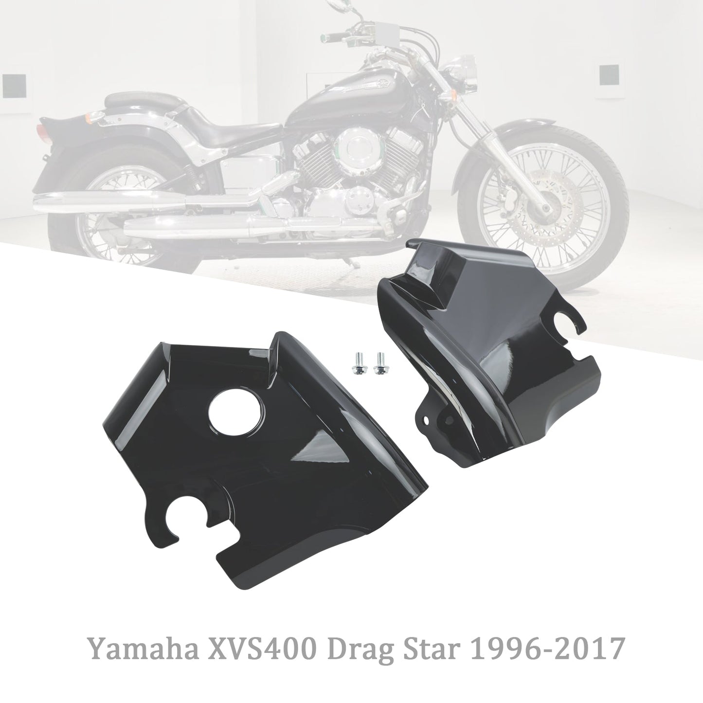 1997-2003 Yamaha XVS650 Drag Star V-Star 650 Custom Classic Yamaha XVS400 Drag Star Fork Frame Neck Cover