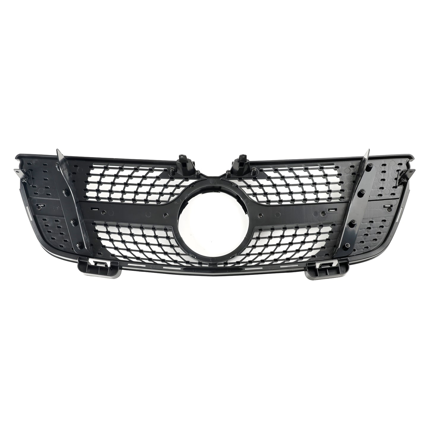 Diamonds Front Bumper Grille Fit Mercedes Benz GL-Class X164 2007-2009 Chrome