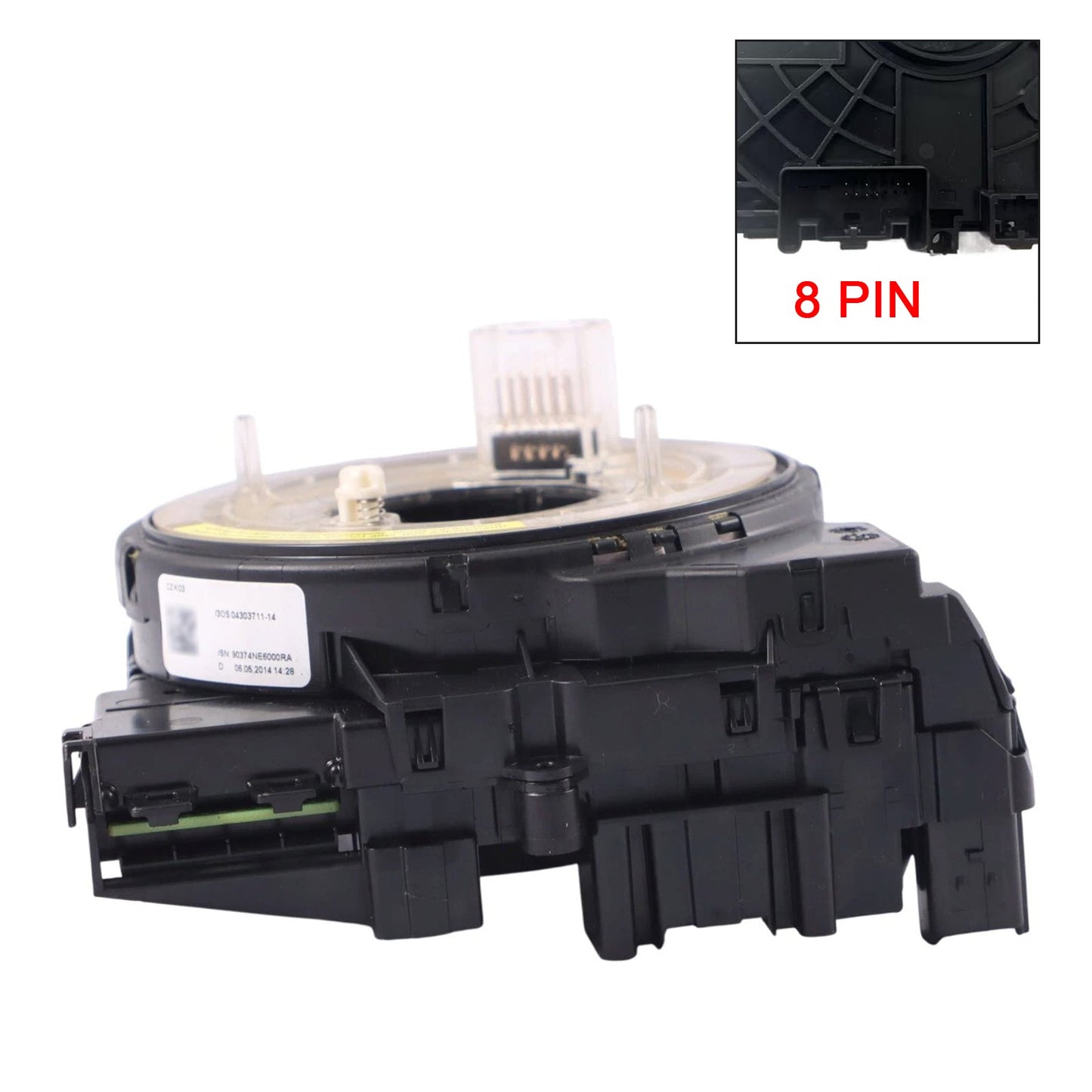 2009-2016 Audi A4 Spiral Cable Angle Sensor Assembly 8 PINS 8K0953568Q