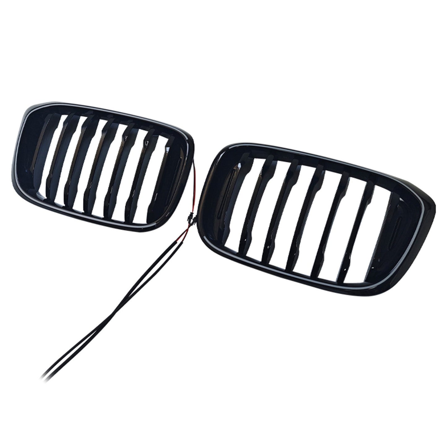 2018-2021 For BMW X3 X3M G01 G08 Pre-Facelift Gloss Black Front Kidney Mesh Grille Grill 51138469959