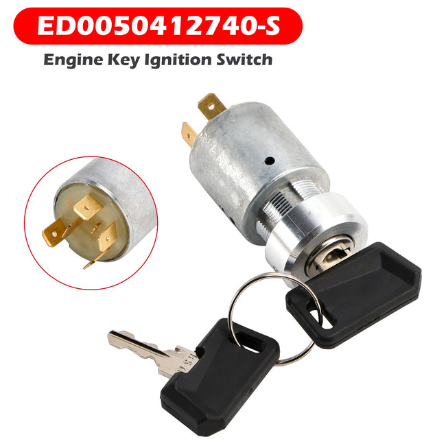 ED0050412740-S Engine Key Ignition Switch for Kohler Diesel Lombardini Engines