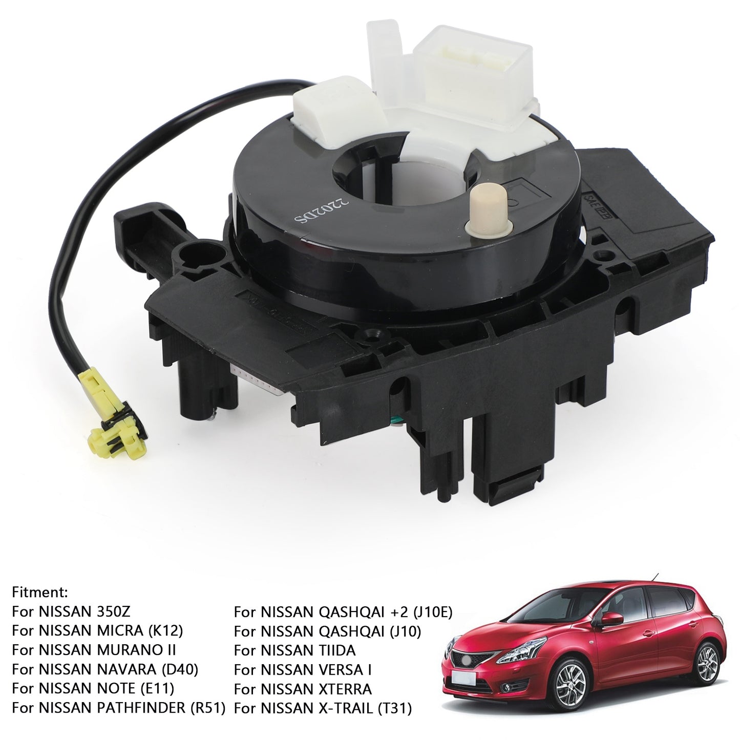 Squib Spiral Cable Clock Spring 25567-EB60A For Nissan Tiida Note Micra 350Z