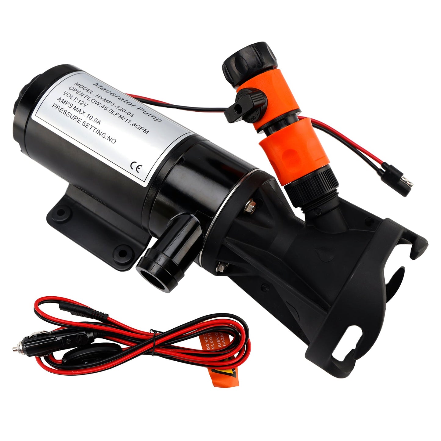 Portable Macerator Waste Pump 18555-000A for Camper RV 12V DC