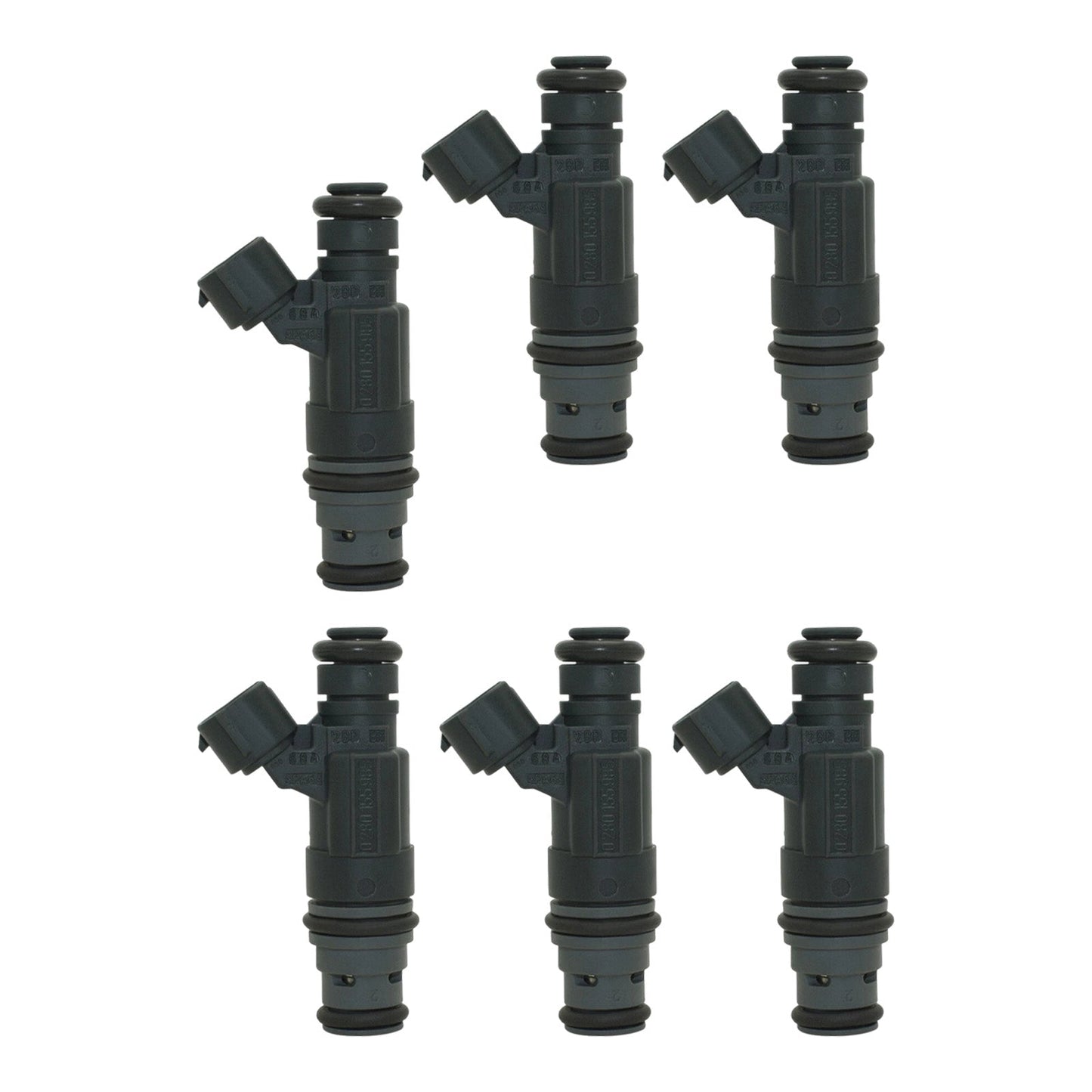 6Pcs Fuel Injector For Volkswagen Jetta 02-04 EuroVan 01-03 0280155985