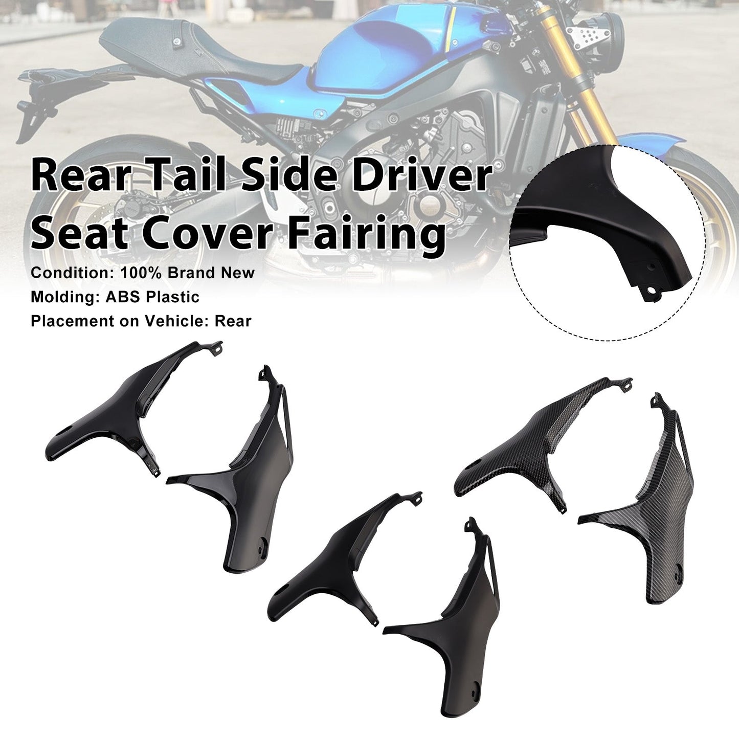 2022-2026 For Yamaha XSR900 Side Seat Fairing Panel Cowl