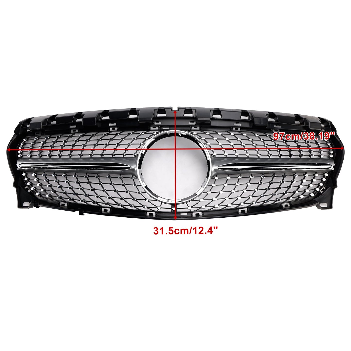 2013-2019 Mercedes-Benz CLA-Class W117 CLA250 Diamond Front Grill Grille