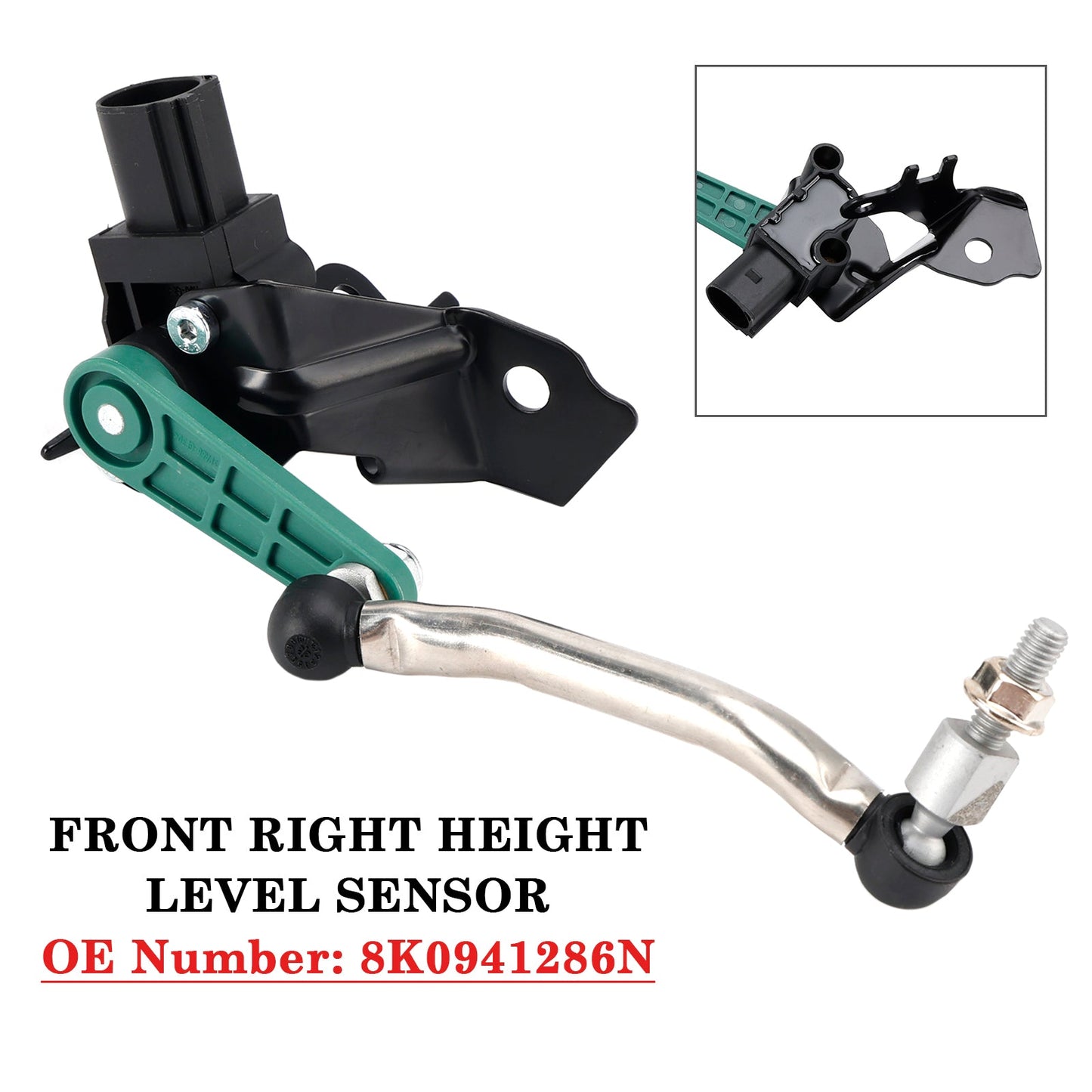 2009-2016 Audi A4 Allroad Headlight Range Adjustment Sensor Front Right 8K0941286N