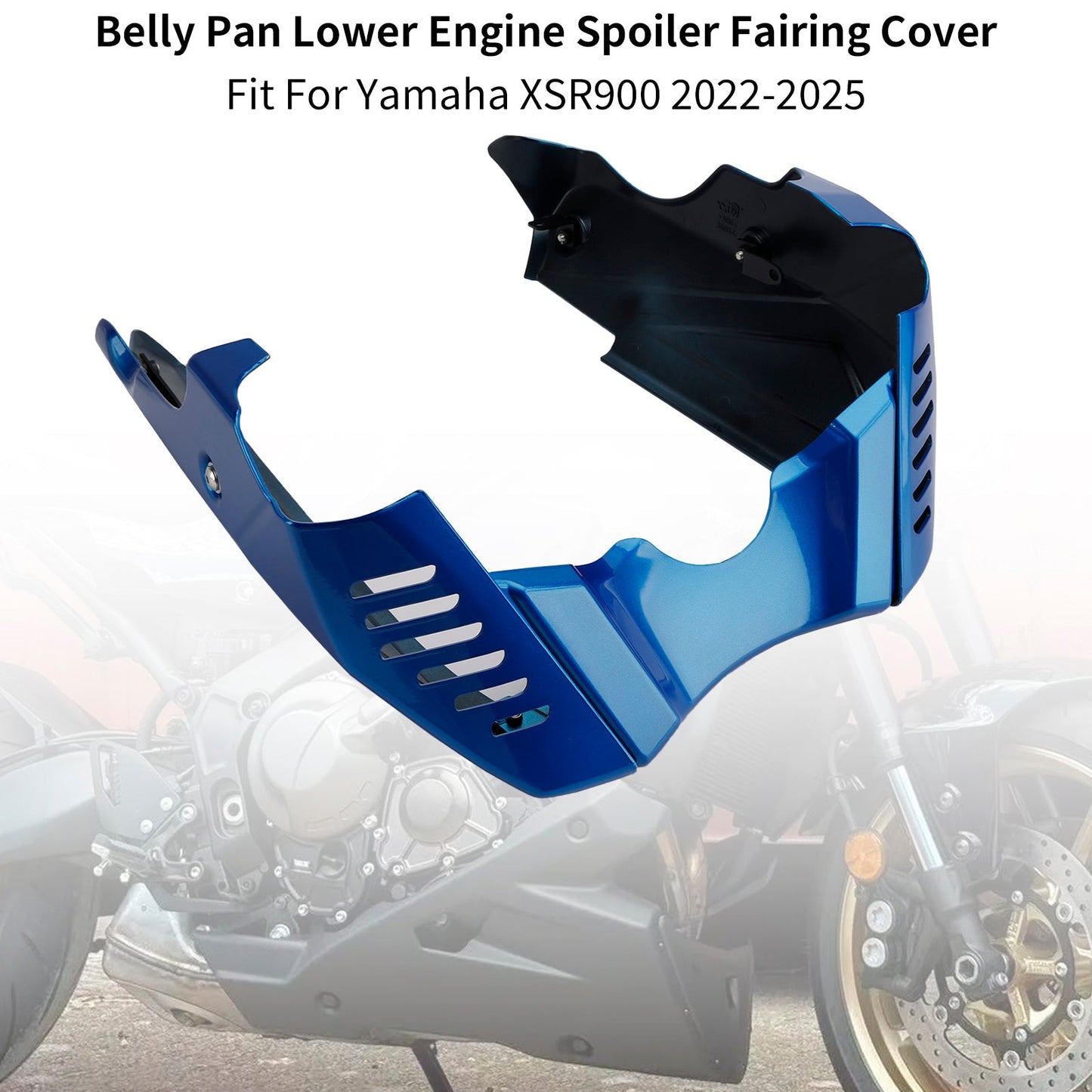 2022-2025 Yamaha XSR900 Belly Pan Lower Engine Spoiler Fairing Cover