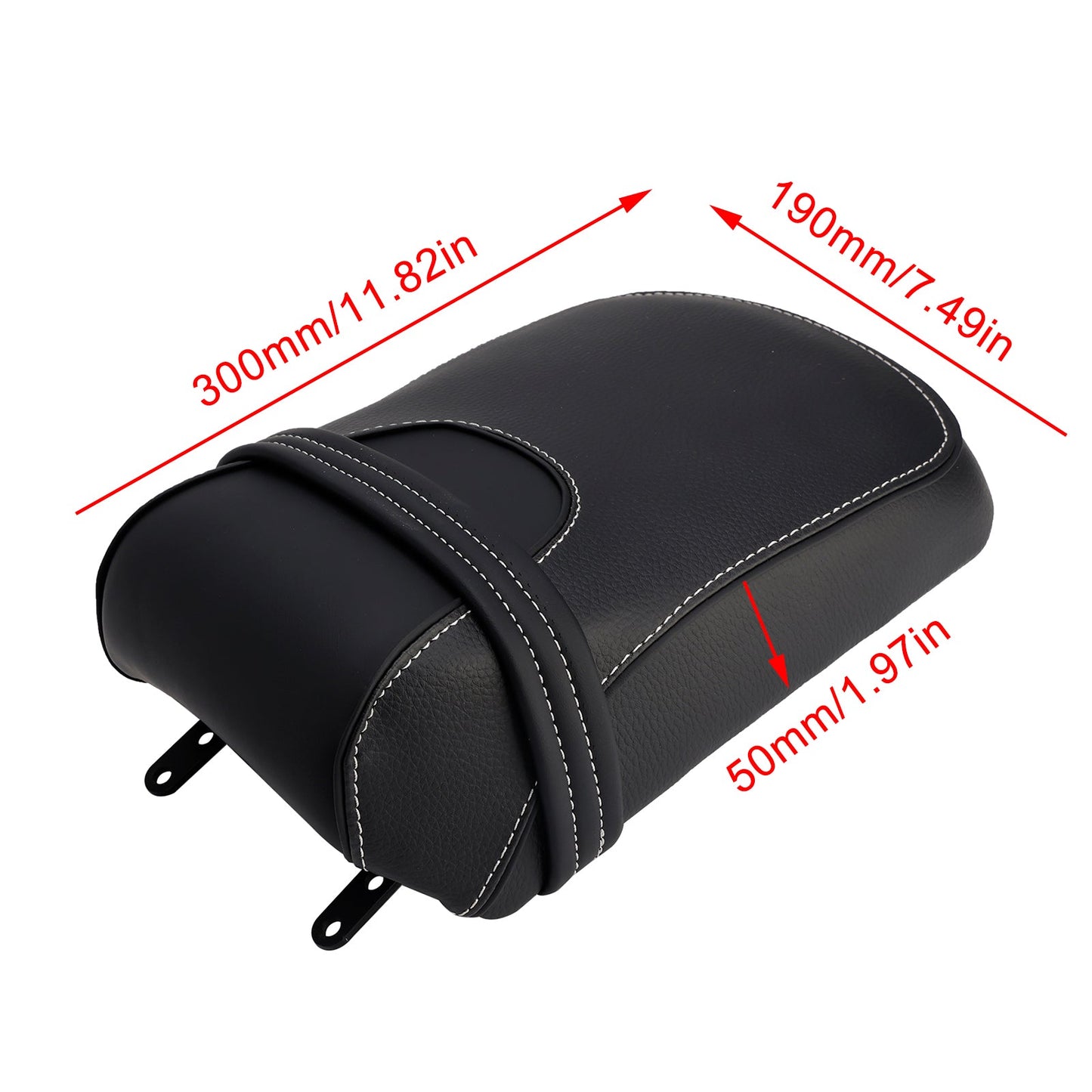2025 For Indian Scout Bobber Rear Seat Passenger Cushion Flat Black