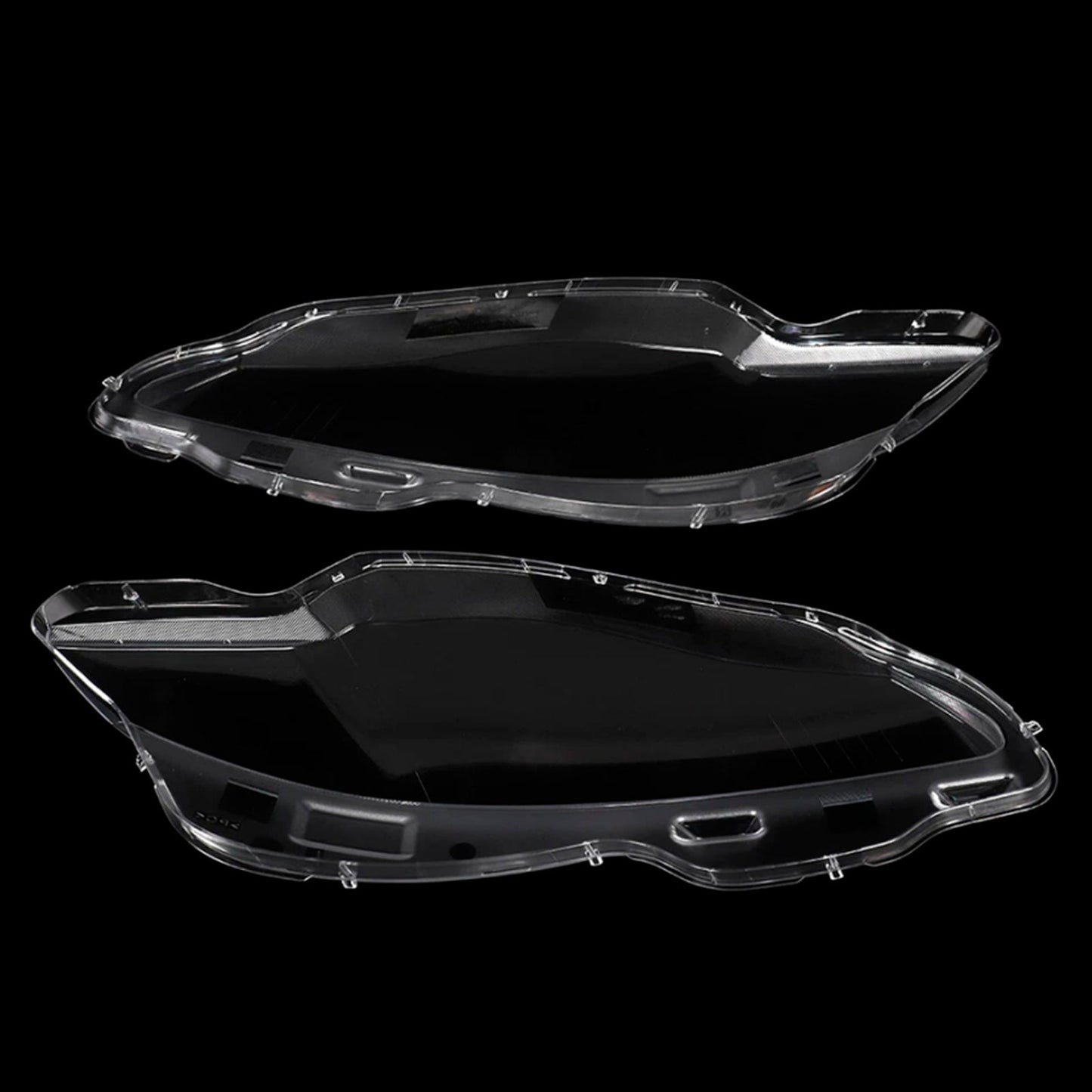 2010-2019 Jaguar XJ XJL Pair Front Headlight Lens Cover Shell Clear