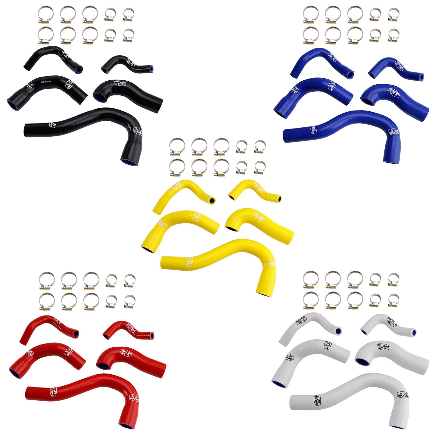 Yamaha MT-09 XSR900 Tracer 9/GT all years Silicone Radiator coolant Hose