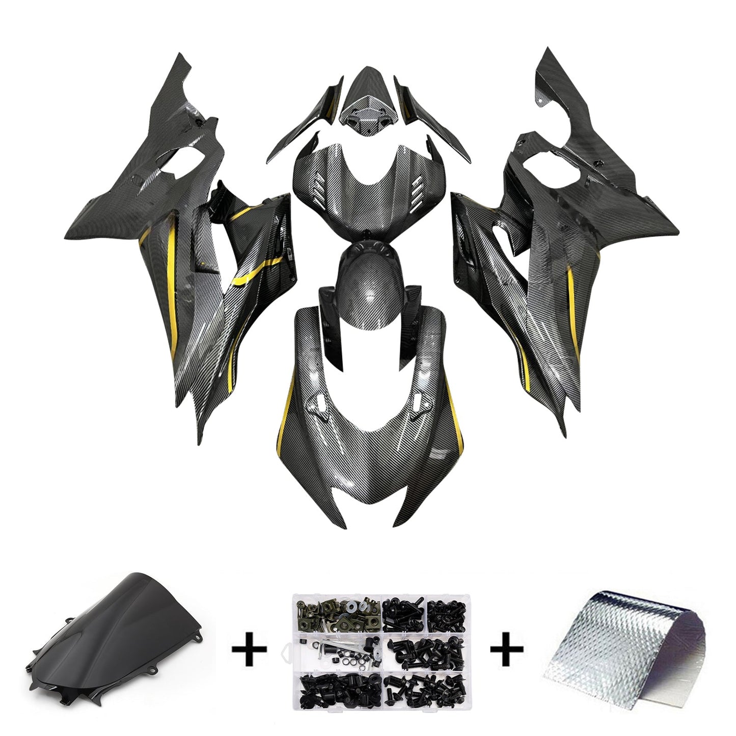 Injection Fairing Kit Bodywork Plastic ABS fit For Yamaha YZF-R6 2017-2023