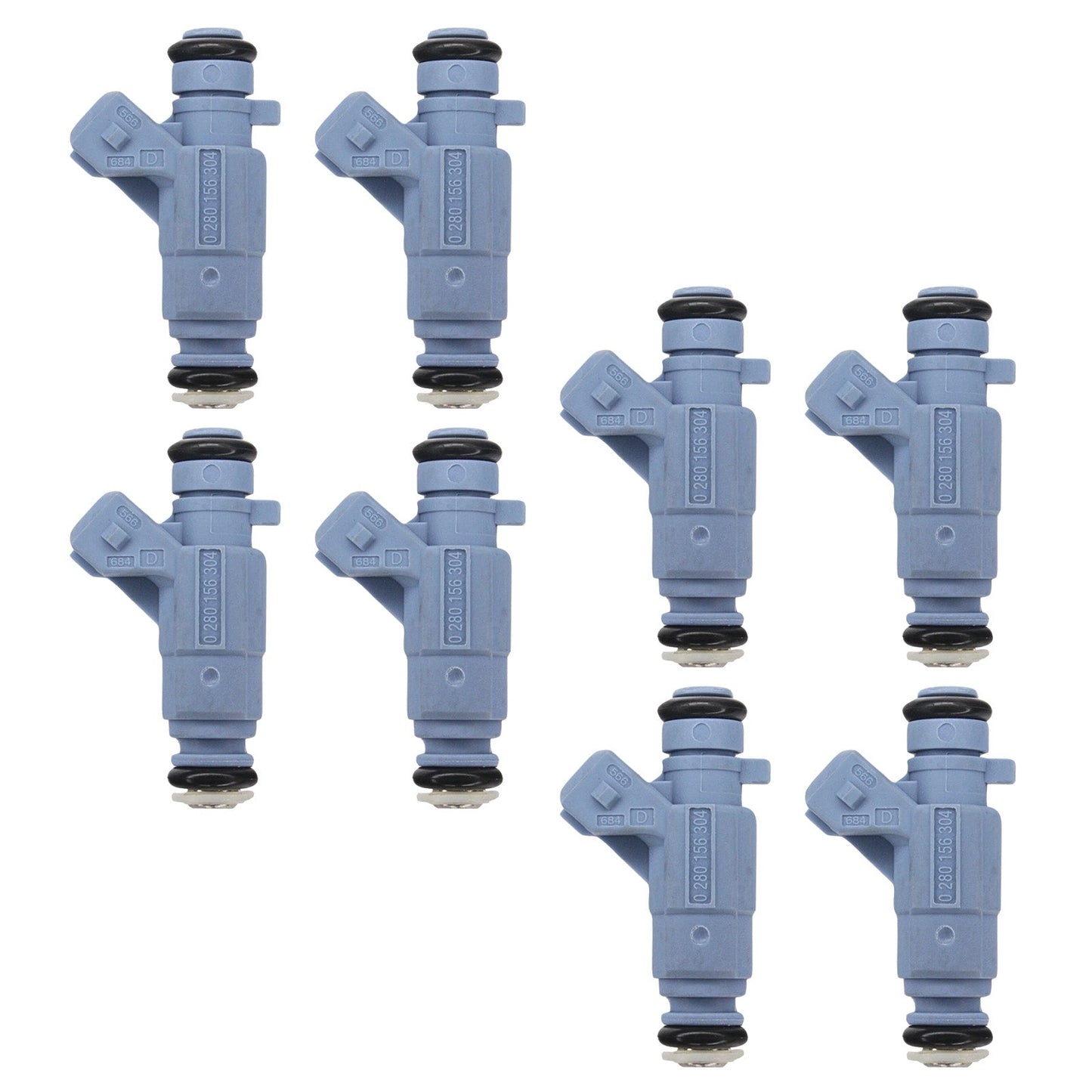 8Pcs Fuel Injector For Mercedes-Benz E55 S55 CL55 2003-2006 0280156304