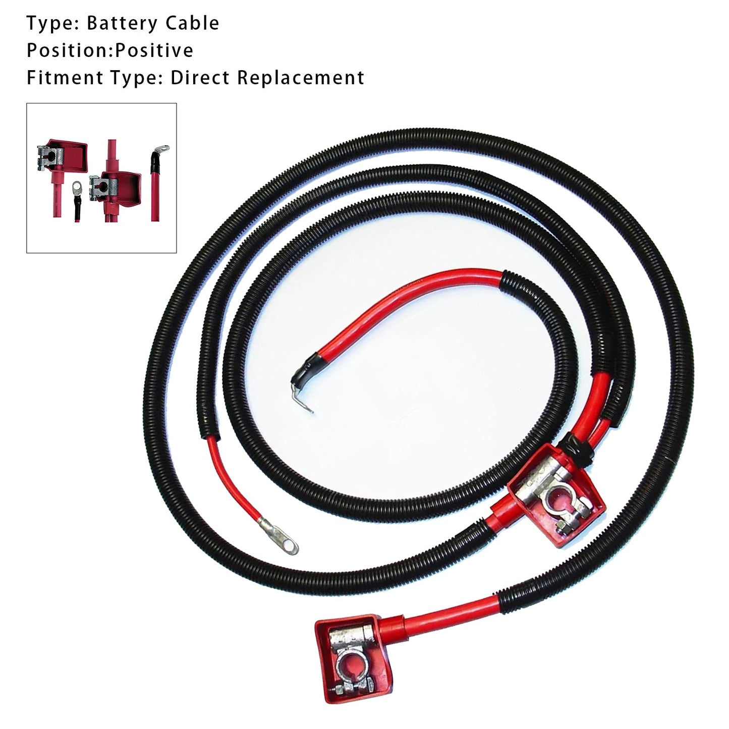 Ford 7.3L Powerstroke Diesel Battery Cable Standard A123-00HP E9TZ14300F F0UZ14300B