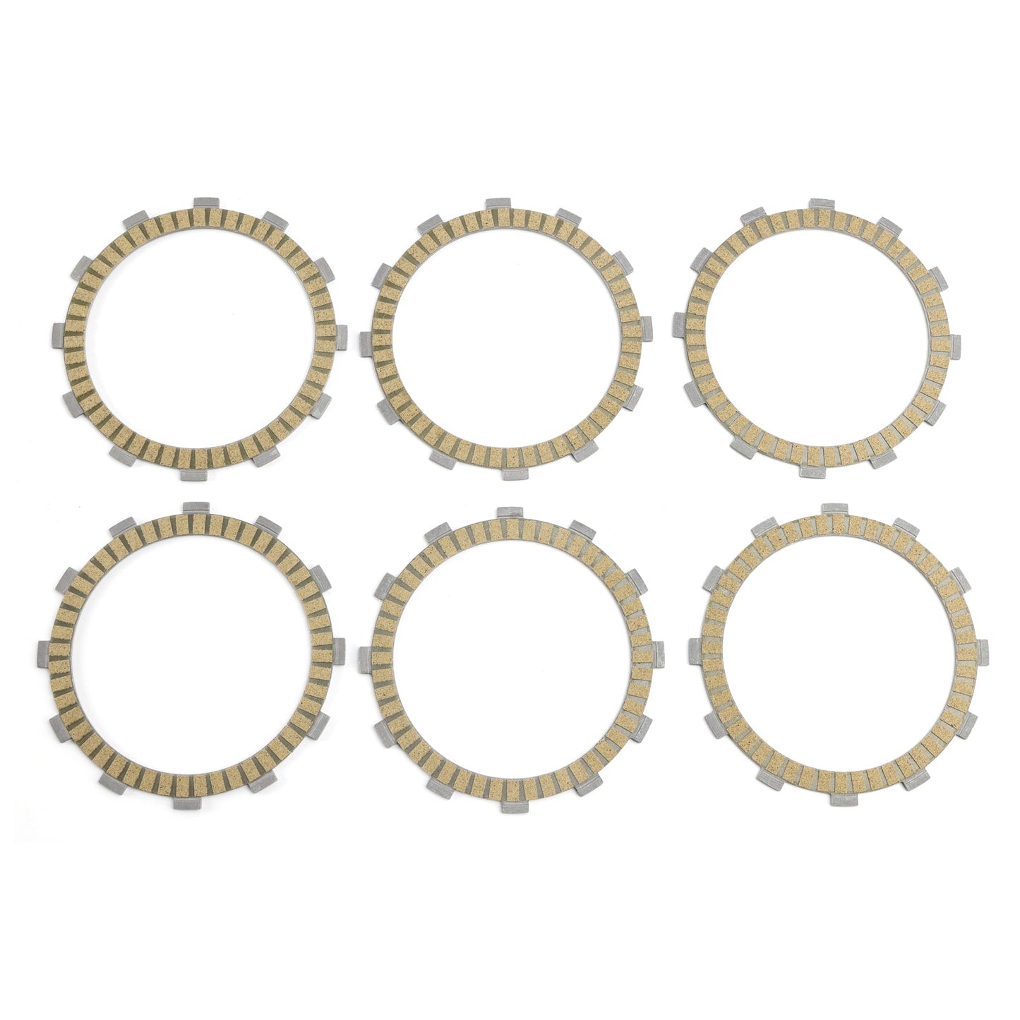 Clutch Friction Plate Kit for Kawasaki KR250 KR-I 1988-1989 KR-IR 1989-1990
