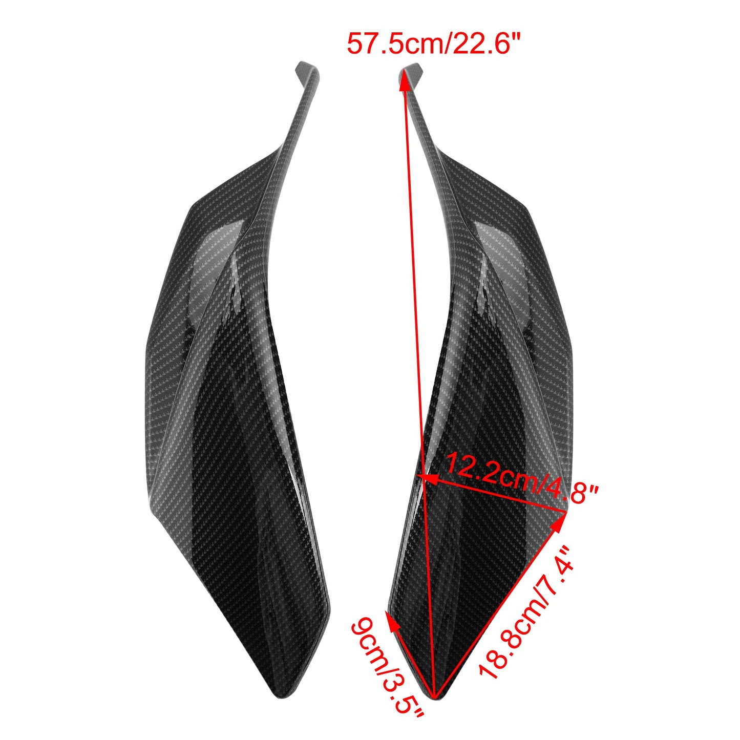 2021-2024 Aprilia RSV4 Air Deflector Spoiler Side Fairing Part Kit Panels