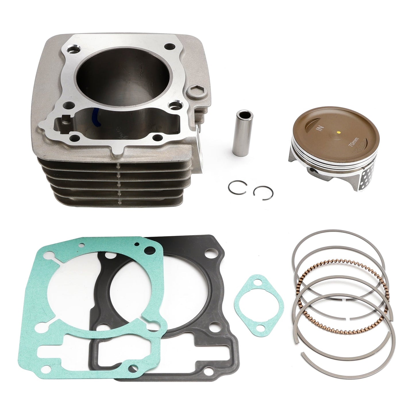 2006-2019 Honda CRF150F CRF 150 F 70mm Cylinder Jug Piston Top End Gaskets Kit 12100-KPT-A00 12190-KSP-910