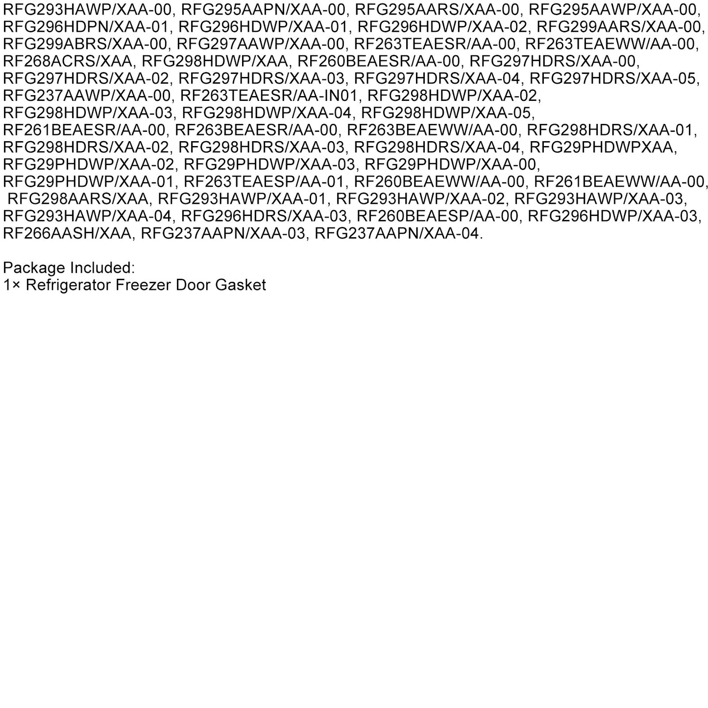 DA97-05557Y Fridge Freezer Door Gasket Seal For Samsung AP5583813 PS4173510