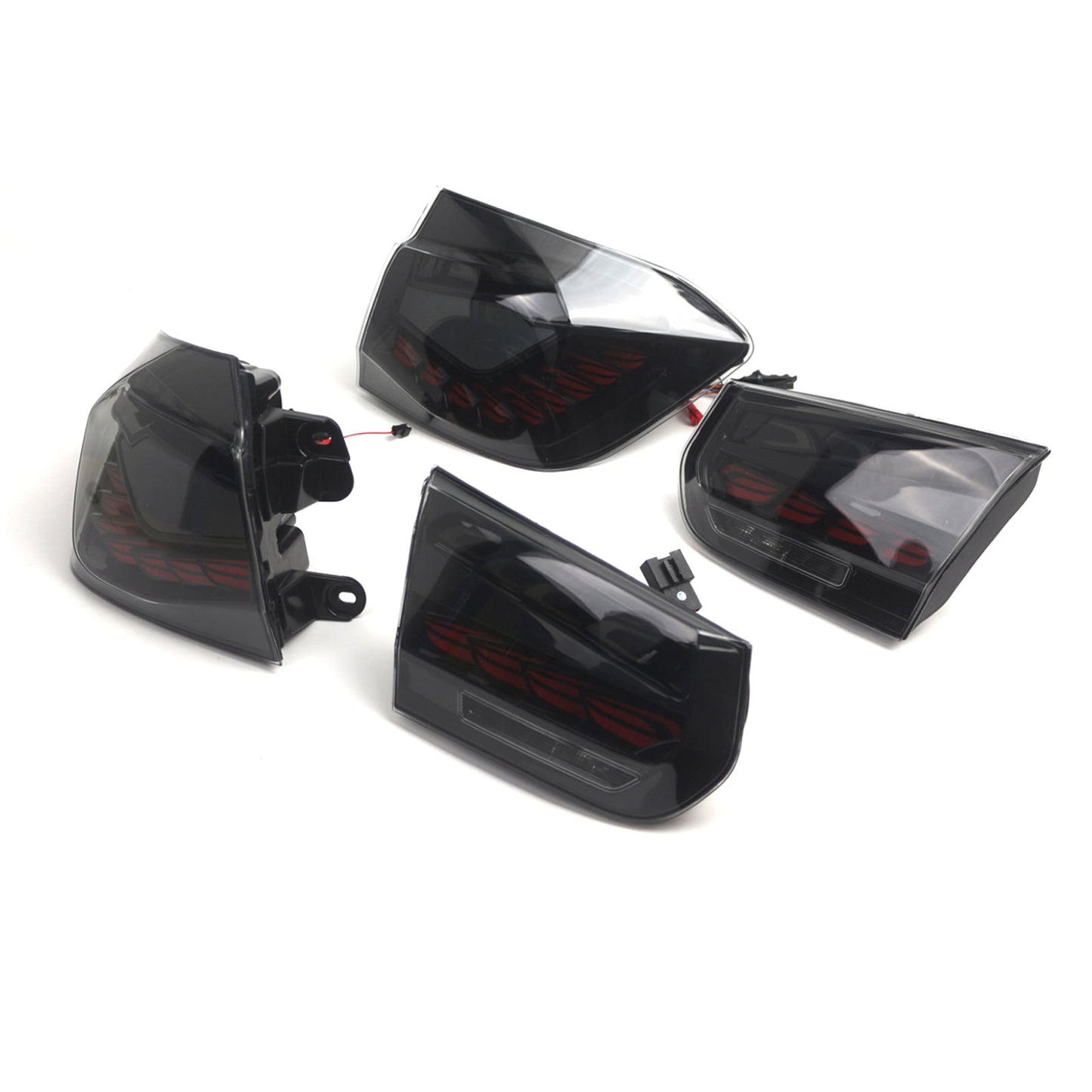 L&R Smoked LED Tail Lights Rear Lamp Assembly For BMW 3 F30 F80 M3 2013-2018