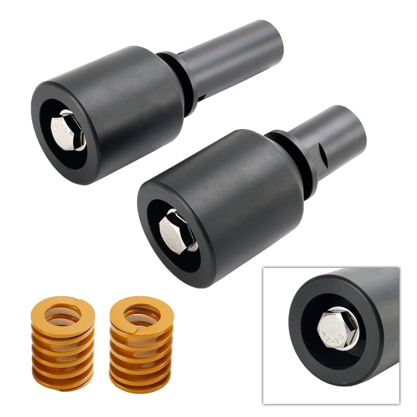 2023-2024 KAWASAKI ZX-4RR Aluminum Frame Crash Slider Protection Black