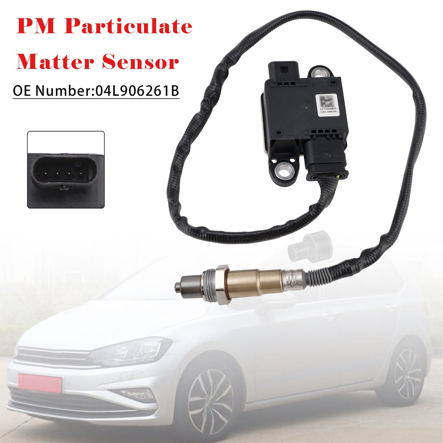 2016/05-2019/08 VW Multivan T6 (SGF, SGM, SGN, SHM, SHN) 2.0 TDI 114PS/84KW PM Particulate Matter Sensor 04L906261B