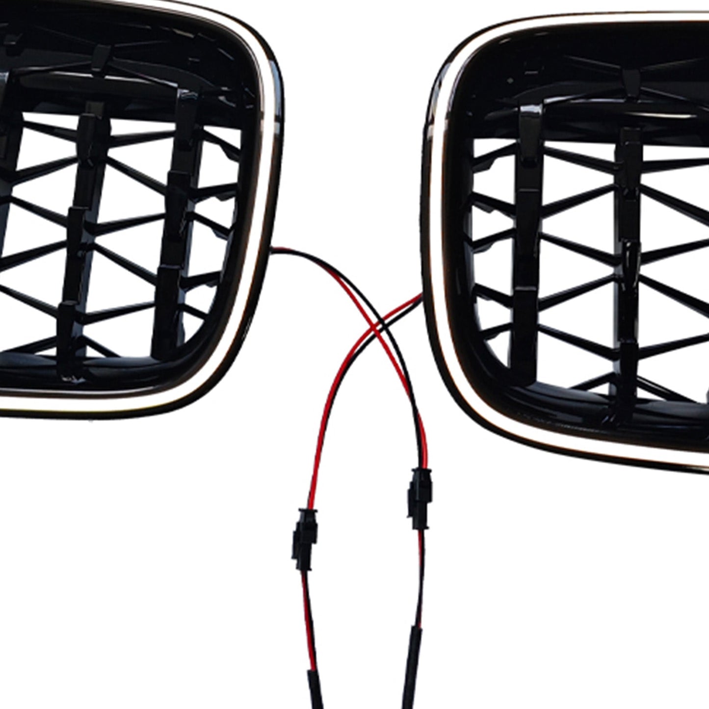 01.2009-10.2016 For BMW 5-Series F10 M5 Gloss Black Kidney Bumper Grill Grille 51137203203 51137203204