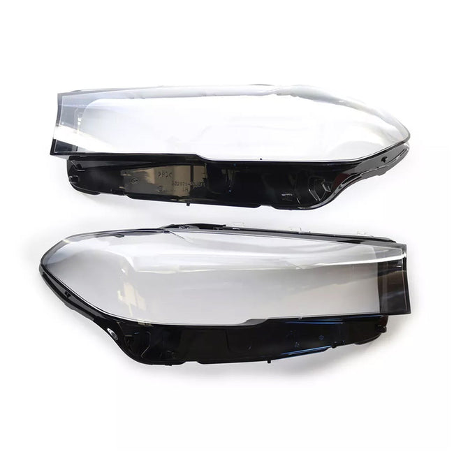 2019-2022 BMW 530i 2PCS Headlight Headlamp Lens Cover Shell 63118084383
