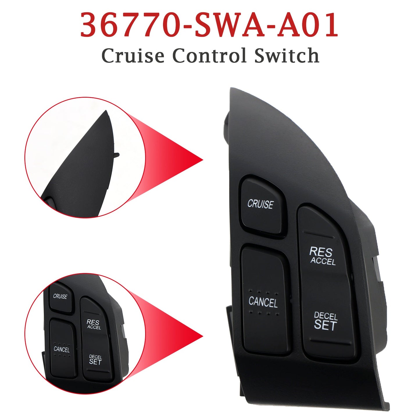 2007-2011 Honda CR-V Cruise Control Switch 36770-SWA-A01