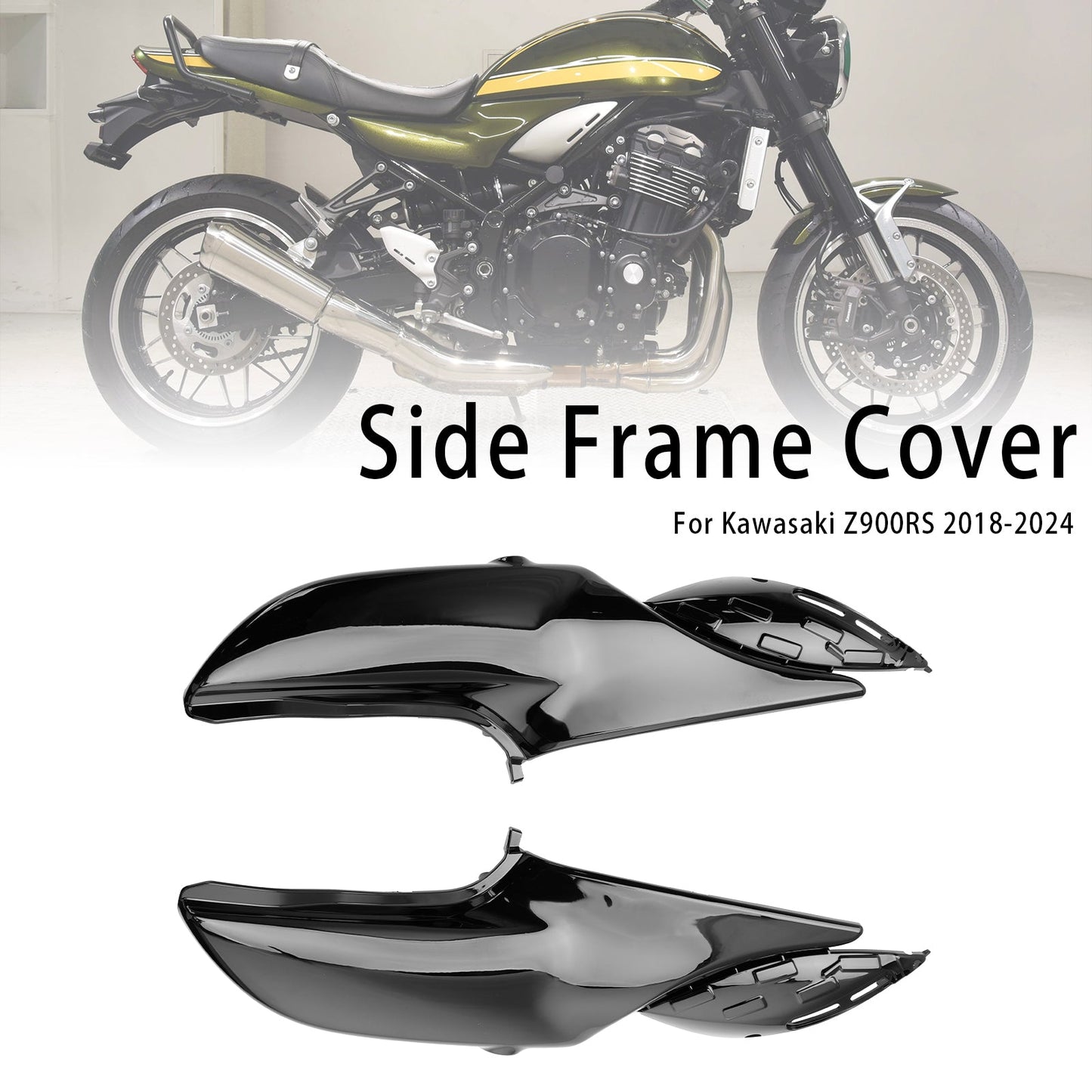 2018-2024 Kawasaki Z900RS Side Frame Panel Protector Fairings Cover