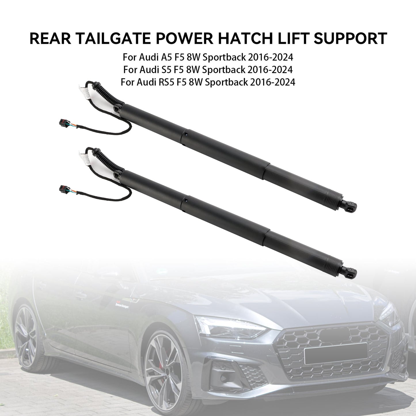 2016-2024 Audi RS5 F5 8W Sportback 2PCS Electric Tailgate Lift 8W8827851 8W8959107