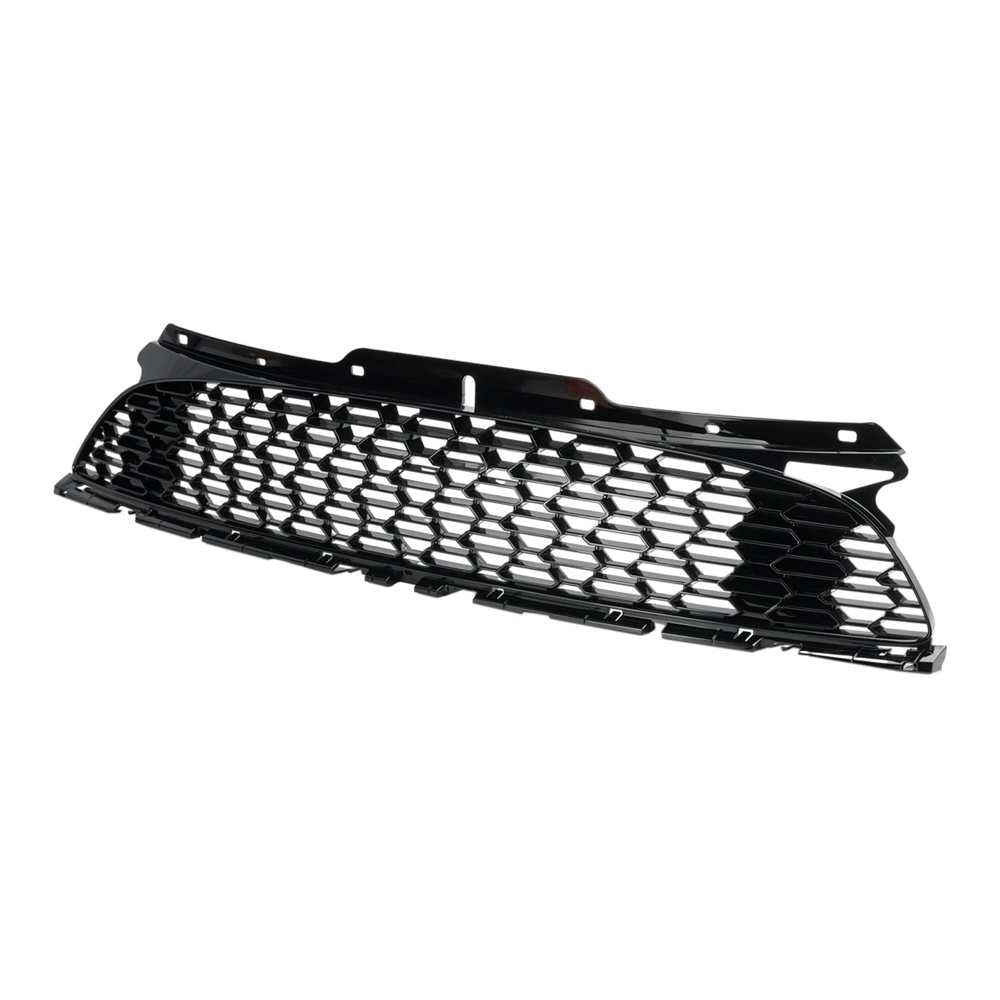 2007-2013 MINI R56 Cooper S & JCW 3-Door Hatchback Gloss Black Front Bumper Grill Grille