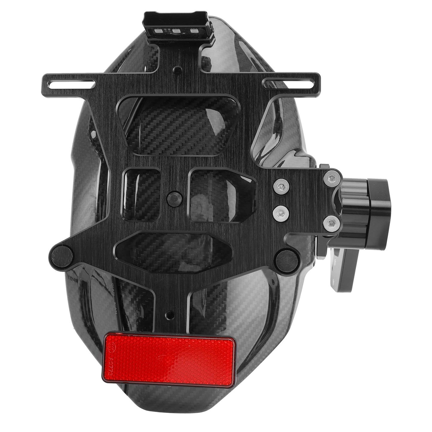 2024-2025 Honda CB650R Real Carbon Fiber Rear Fender Bracket LED