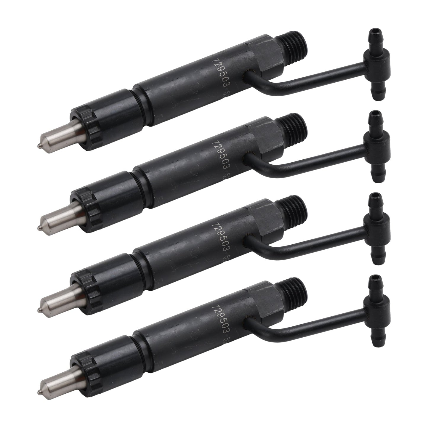 For John Deere Skid Steer Loader 4475 6675 7775 4PCS Fuel Injector AT110293