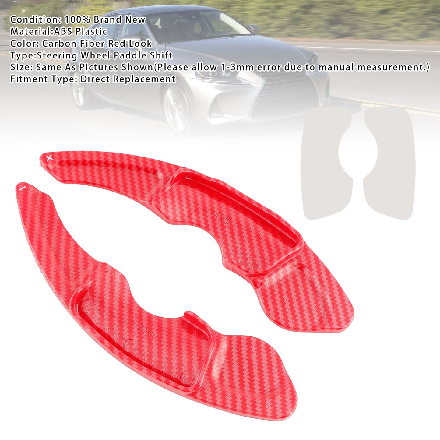 Steering Wheel Paddle Shifter Extensions For Lexus IS RC RCF NX