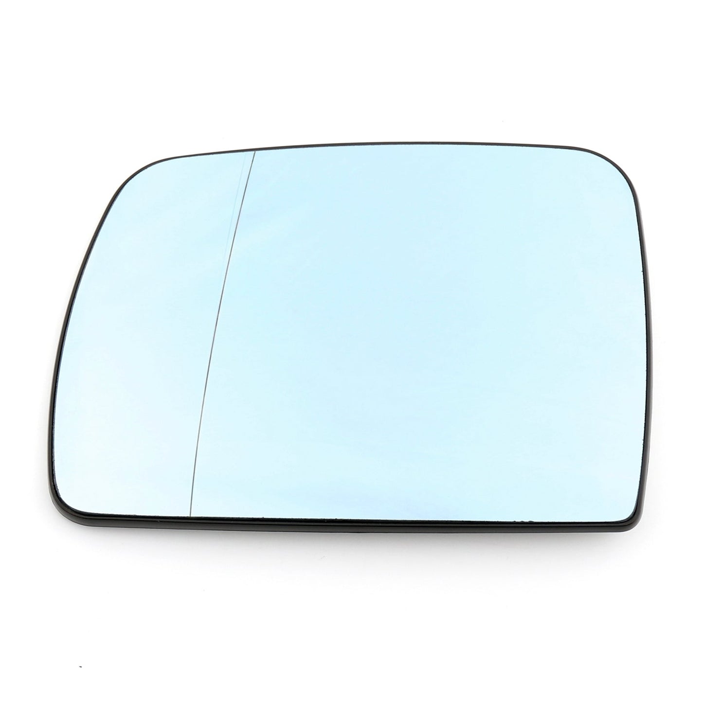 Blue Heated Left Driver Side Wing Mirror Glass For BMW X5 E53 1998-2006