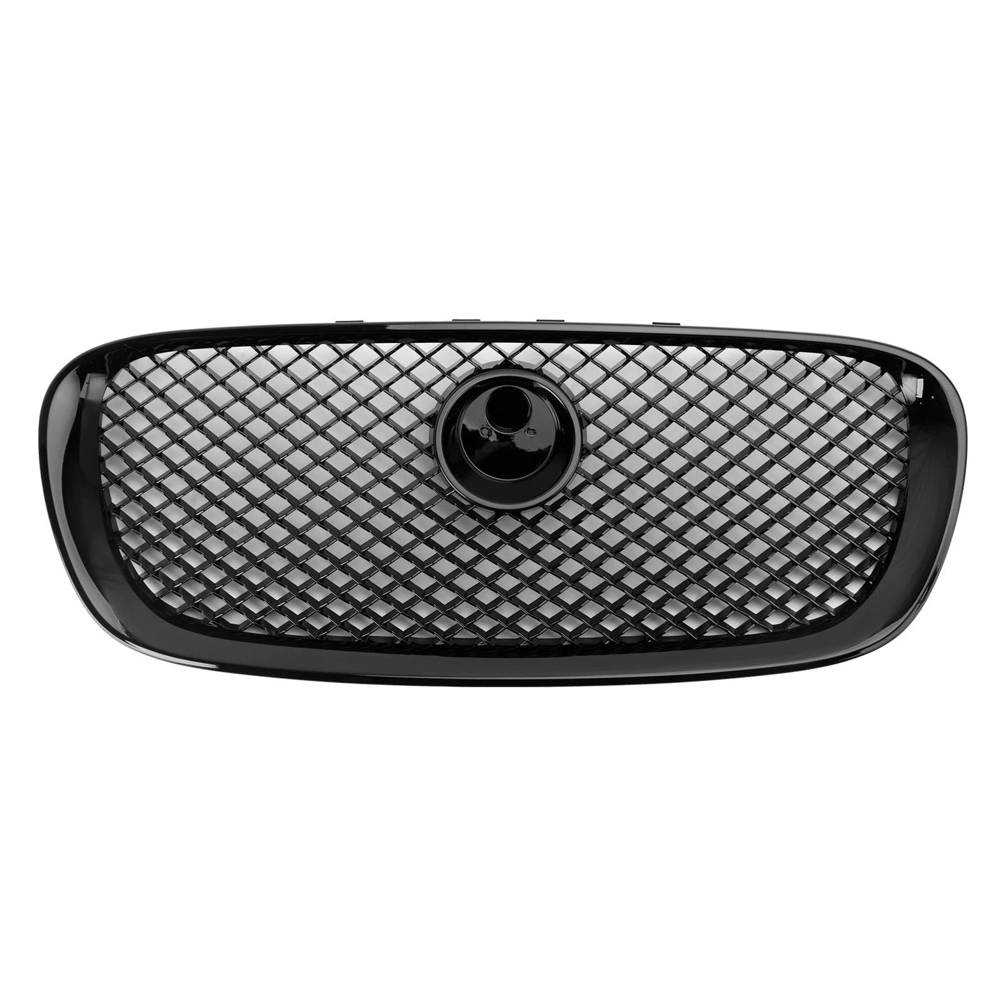 2008-2011 Jaguar XF XF-R Style Front Bumper Grill Grille Gloss Black