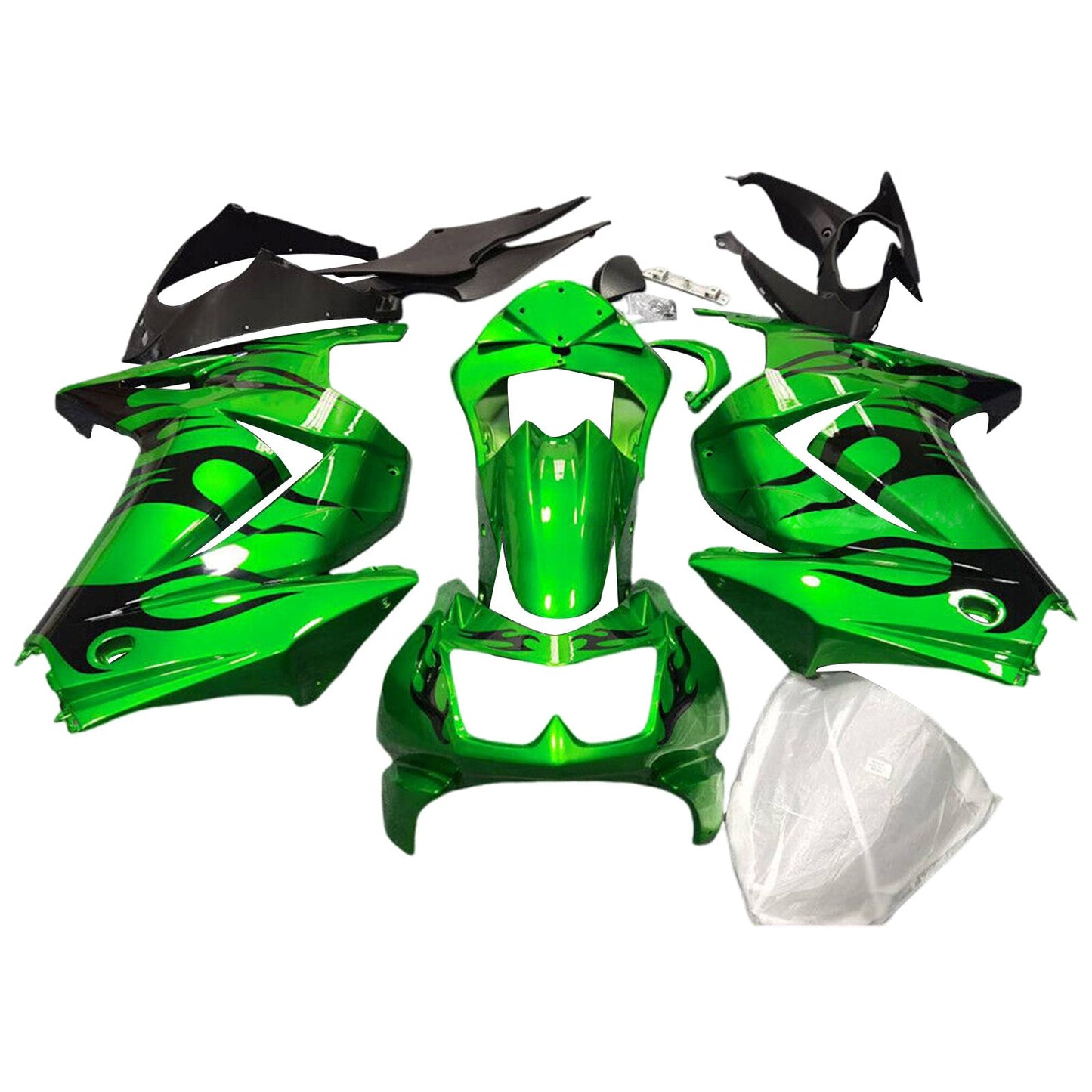 2008-2012 Kawasaki EX250 Ninja250R Injection Fairing Kit Bodywork Plastic ABS