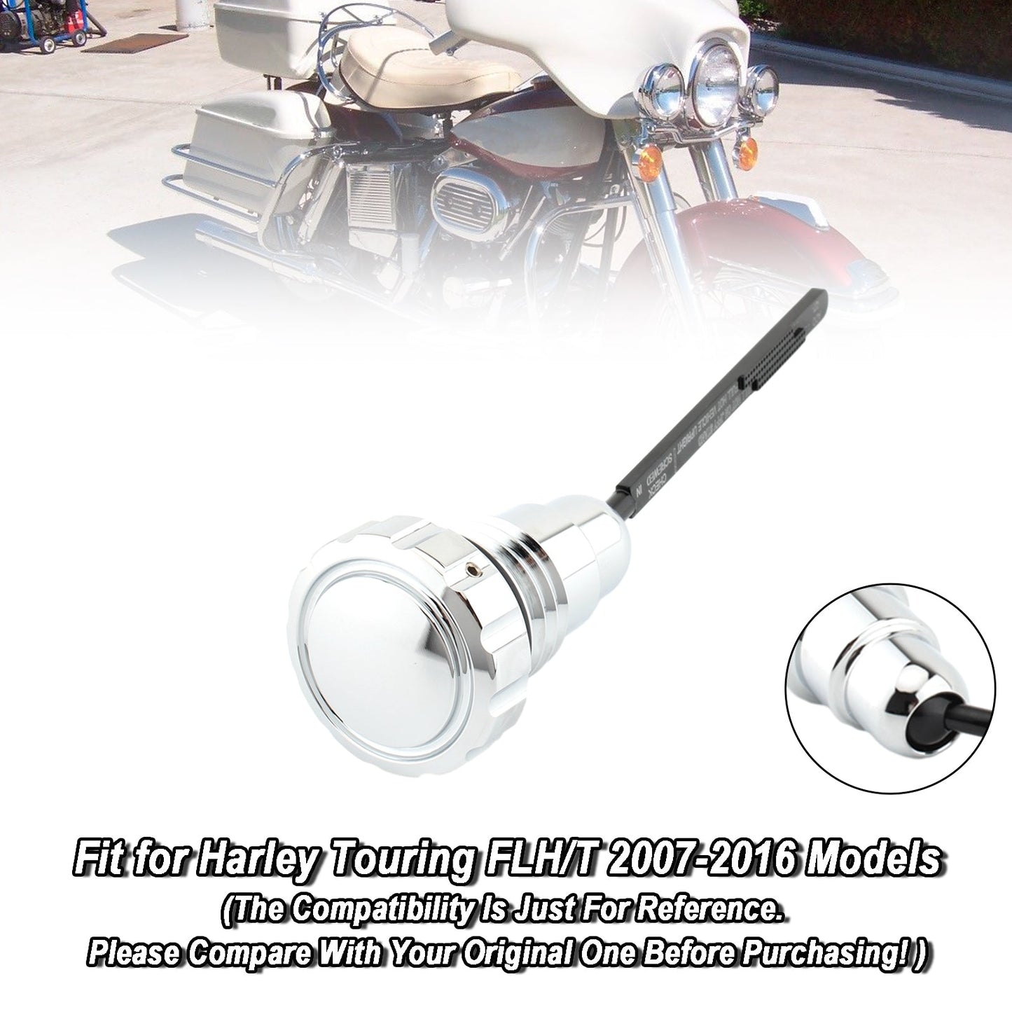 2007-2016 Harley Touring FLH/T Models Oil Dipstick Tank Cap Plug For Touring FLH/T