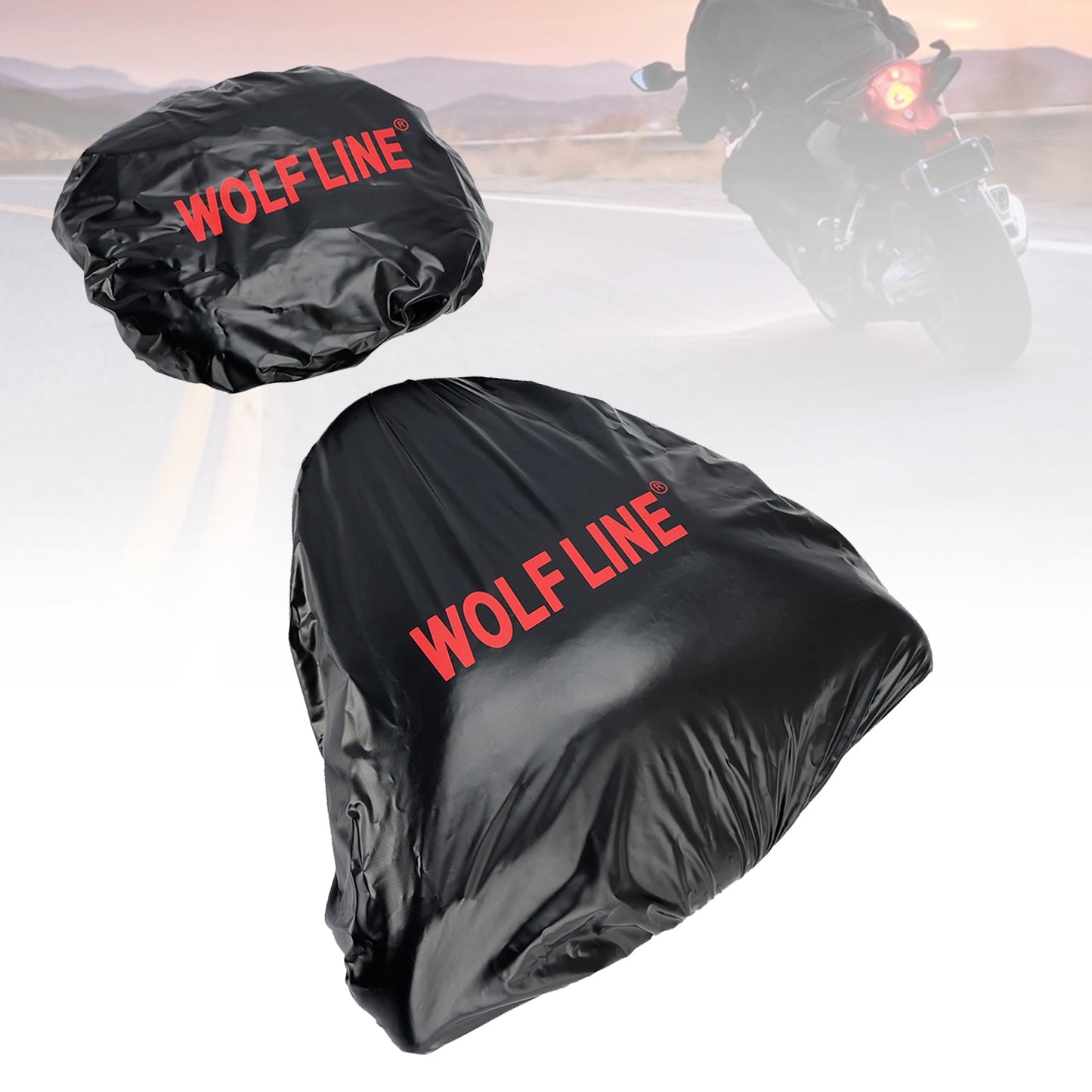 Front Rear Cushion Cover Rider Passenger Fits For Most Motorcycle Race Replica