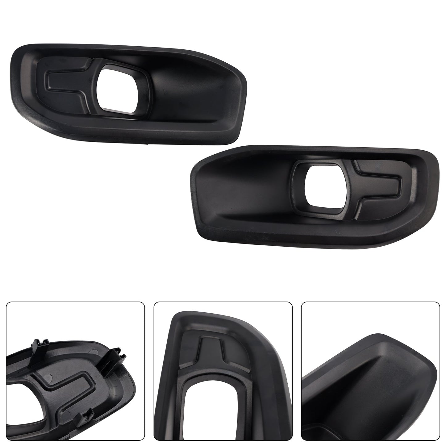 2019-2024 Ram 2500 3500 Pair Fog Light Bezel Trim 68449341AA