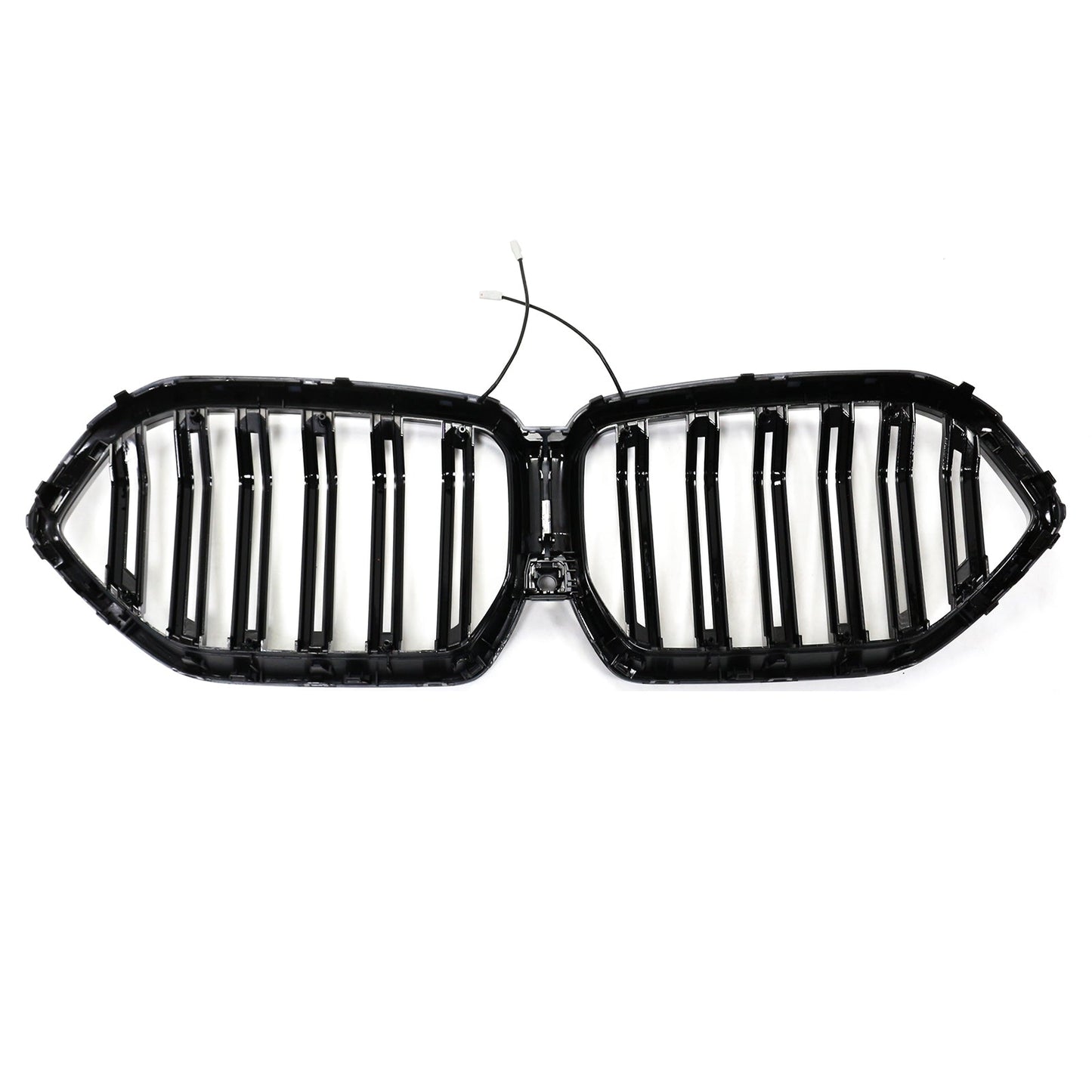 2023-2025 BMW X6 G06 M60i W/Camera Hole Double Slat Front Bumper Grille