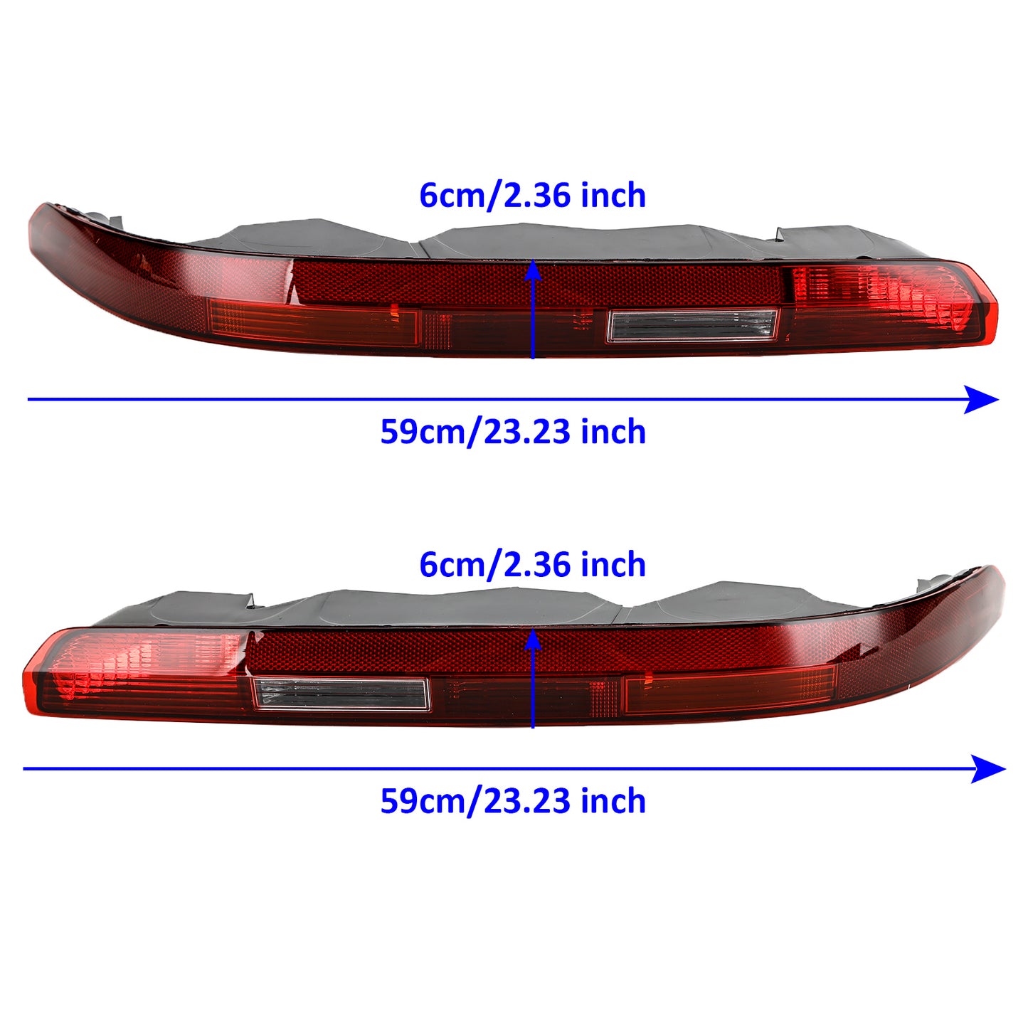 2016-2023 AUDI Q7 4M0945095 96 L+R Rear Bumper Tail Lamp Fog Lamp Assembly