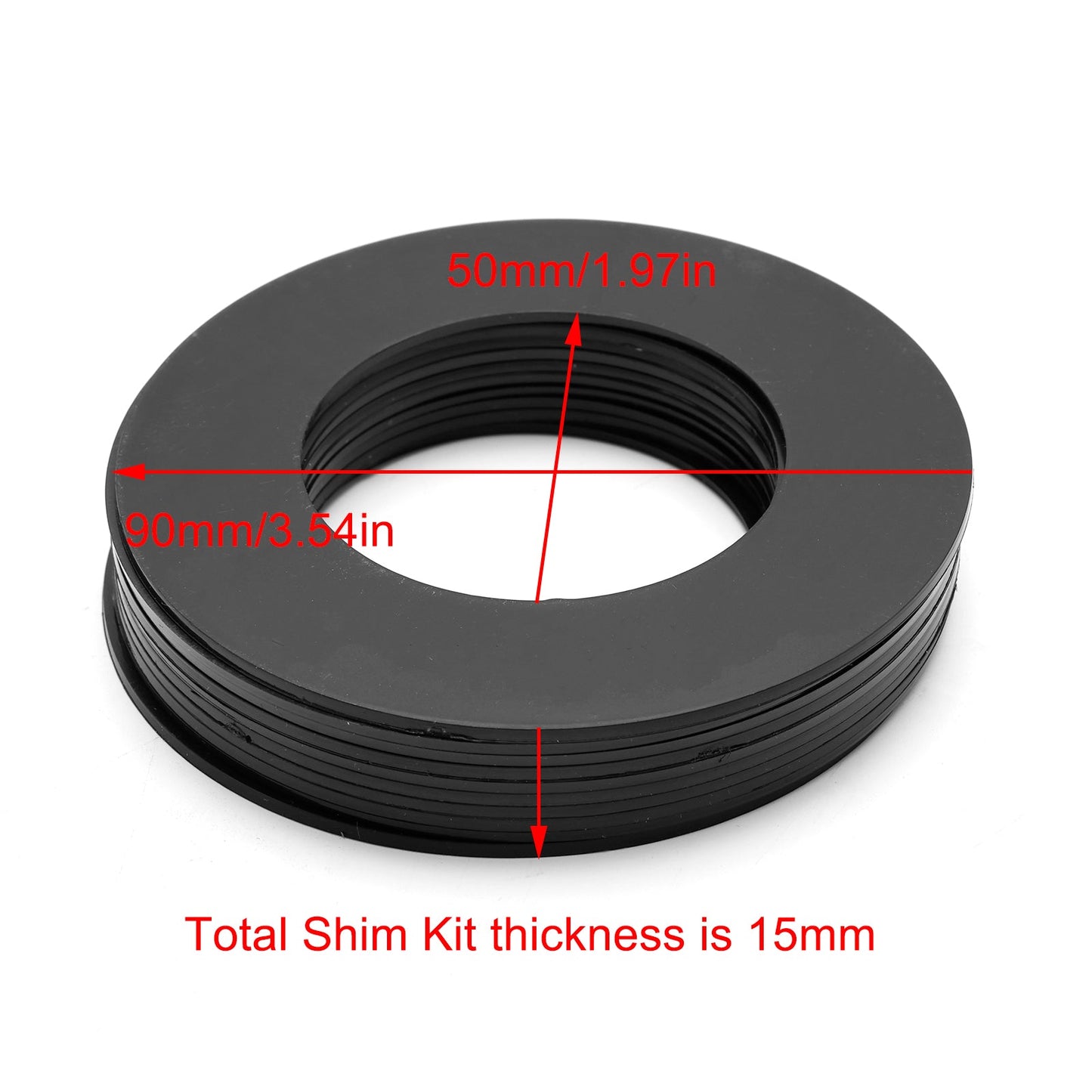 50MM Excavator Bucket Pin Shims Kit For Skid Steer Cat Bobcat John Deere