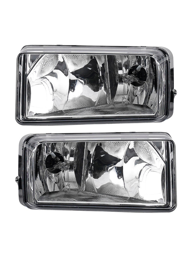 Pair Front Fog Light Lamps With Bulbs For Chevy Silverado 2007-2013 Clear Lens