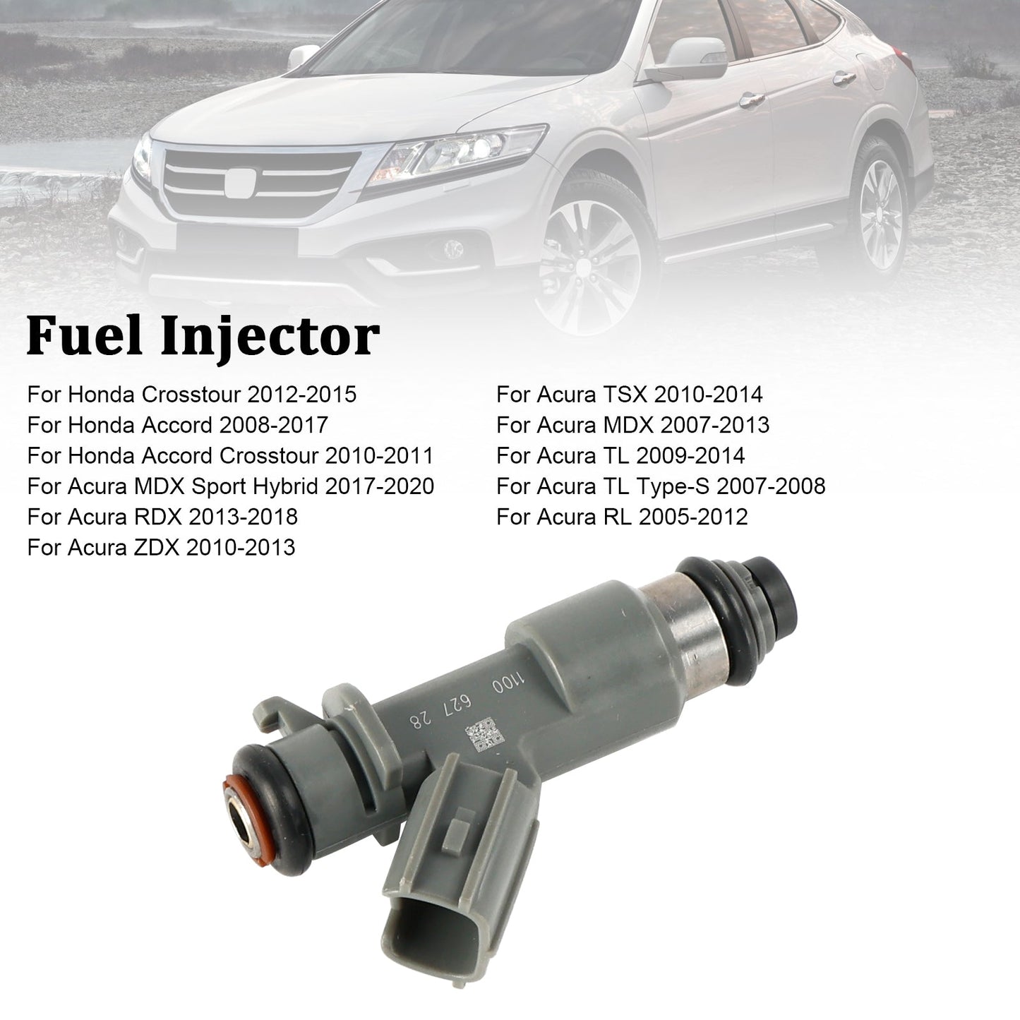 1PCS Fuel Injector 16450-R70-A01 Fit Accord Crosstour MDX 3.0L 3.5L 3.7L V6