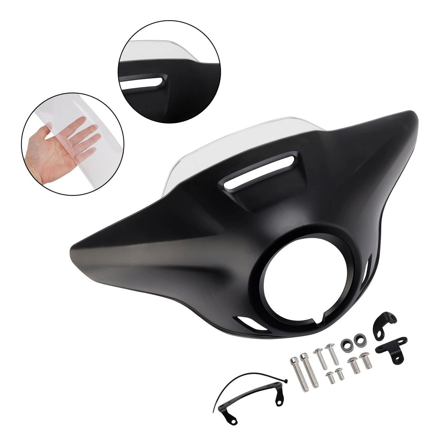 2021-2024 HONDA CM300 CM500 Windshield WindScreen Headlight Fairing